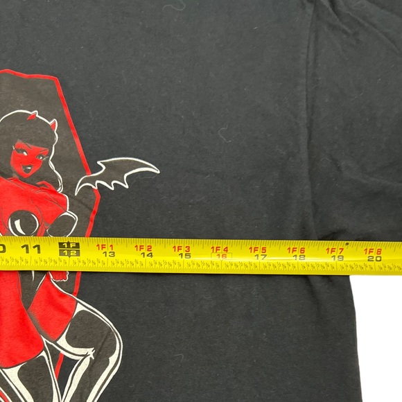 Demon Twins T-Shirt By Fauxmilk Medium - Picture 3 of 7